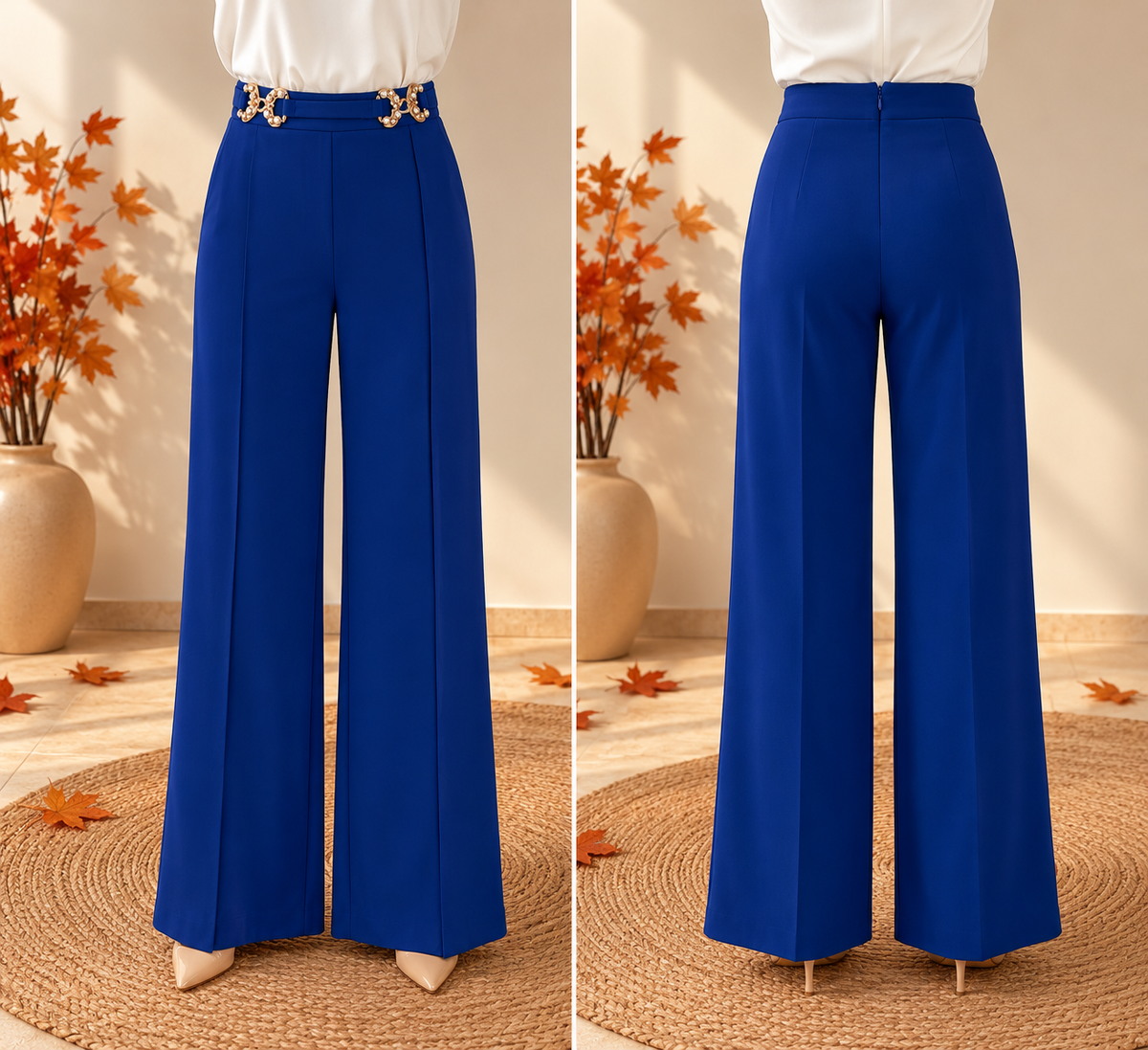 High waisted Trousers