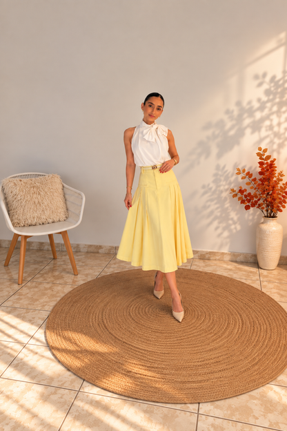 Belted Skirt.