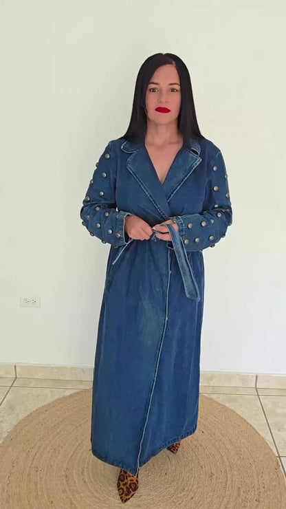 Aramyas Denim Coat Dress